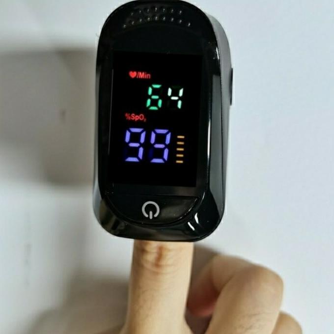 Oximeter Omron Fingertrip Alat Diagnosa Jantung Free Baterai