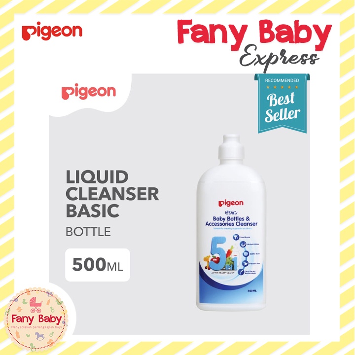 PIGEON LIQUID CLEANSER BASIC 500ML BOTTLE