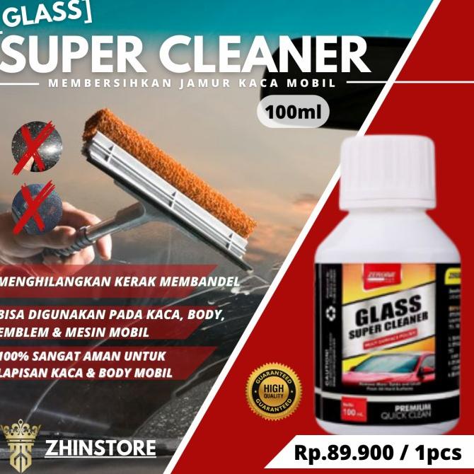 Cod Zerone Glass Super Cleaner 100Ml Obat Pembersih Jamur Kaca Mobil
