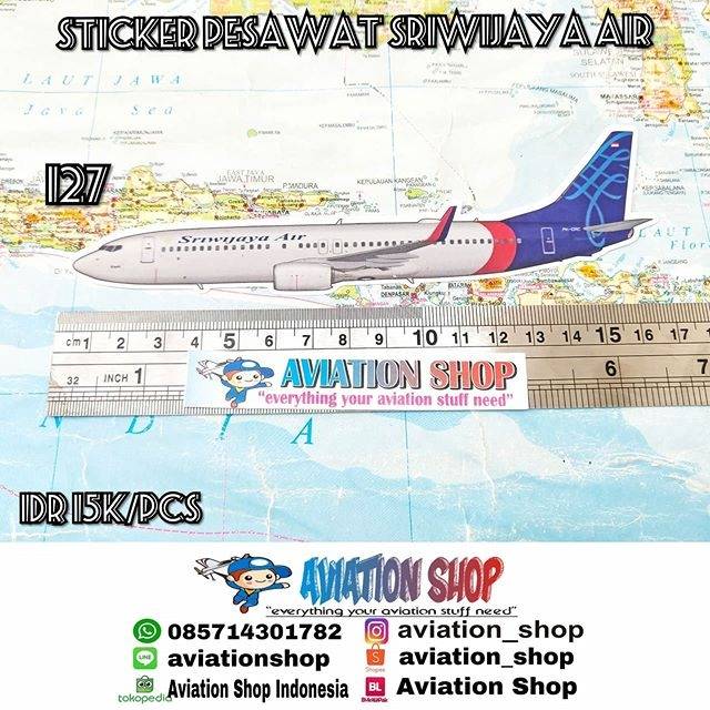 

Sticker stiker Pesawat Sriwijaya Air