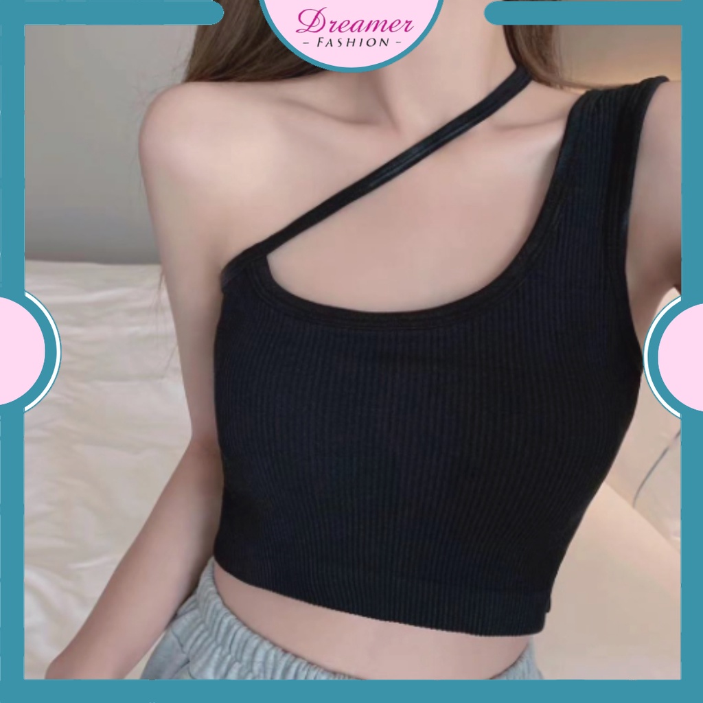 DF BR185 Bh Tanktop Crop Top Tali Samping Pakaian Dalam Wanita Cewek Korea Tank Top Cup Bra