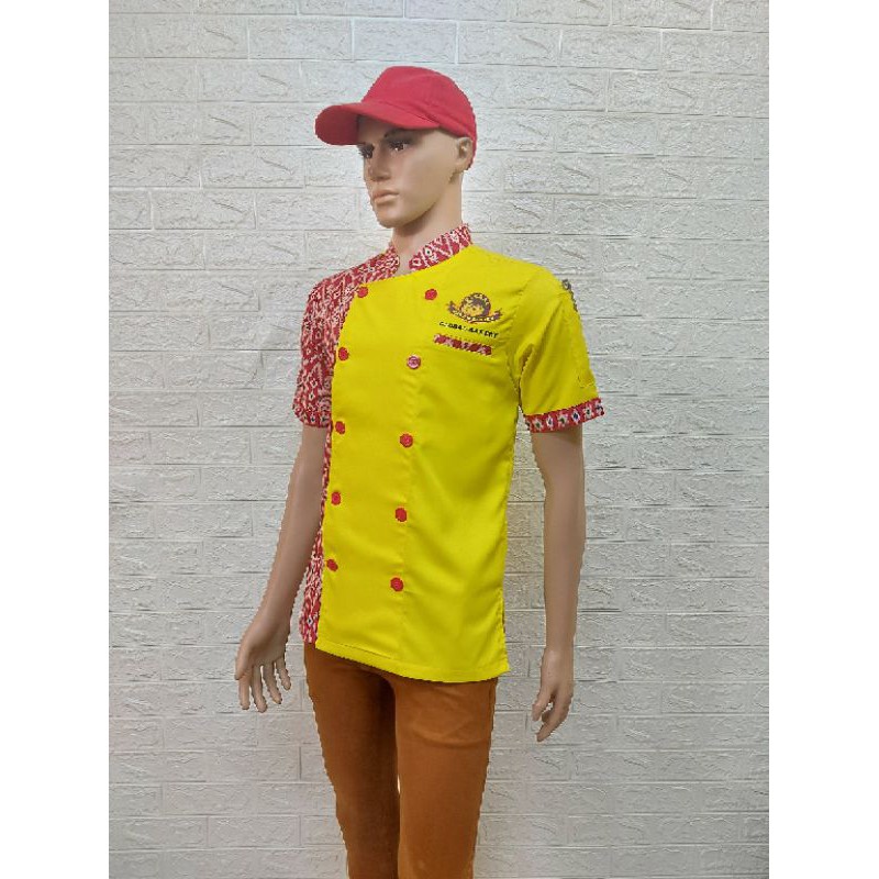 Baju koki | Seragam Chef | Seragam Kerja Cuztom