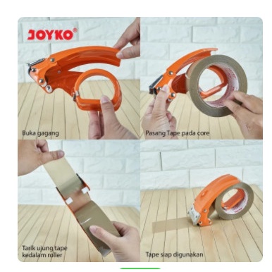 

Terbatas Tape Cutter Tape Dispenser Pemotong Pita Perekat Joyko Tc-119 Terbatas