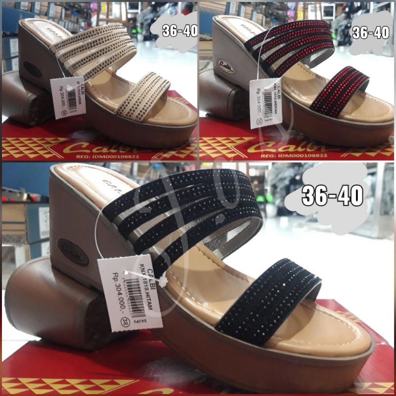 Calbi KNX.1818-- Wedges Dewasa Sandal Pesta Calbi Original