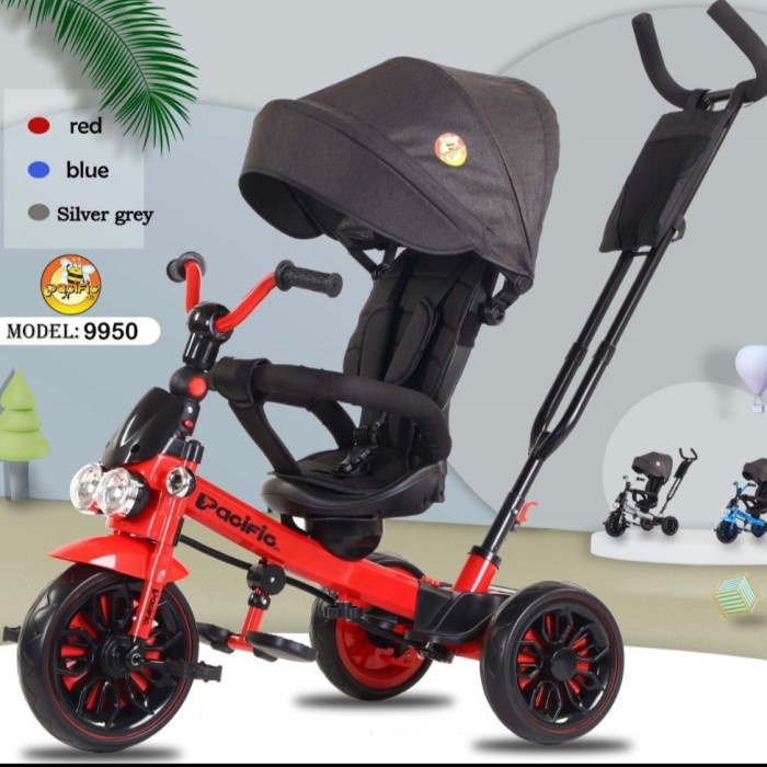 Sepeda Anak Roda Tiga Canopy Pacific 9950 Tricycle Anak ( Epedisi / Cargo )