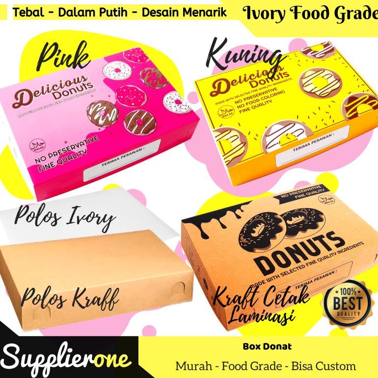 

Box Donat, Dus Donat, Kemasan Donat, Kotak donat, Tempat Donat, Kotak Donat Ivory FoodGrade