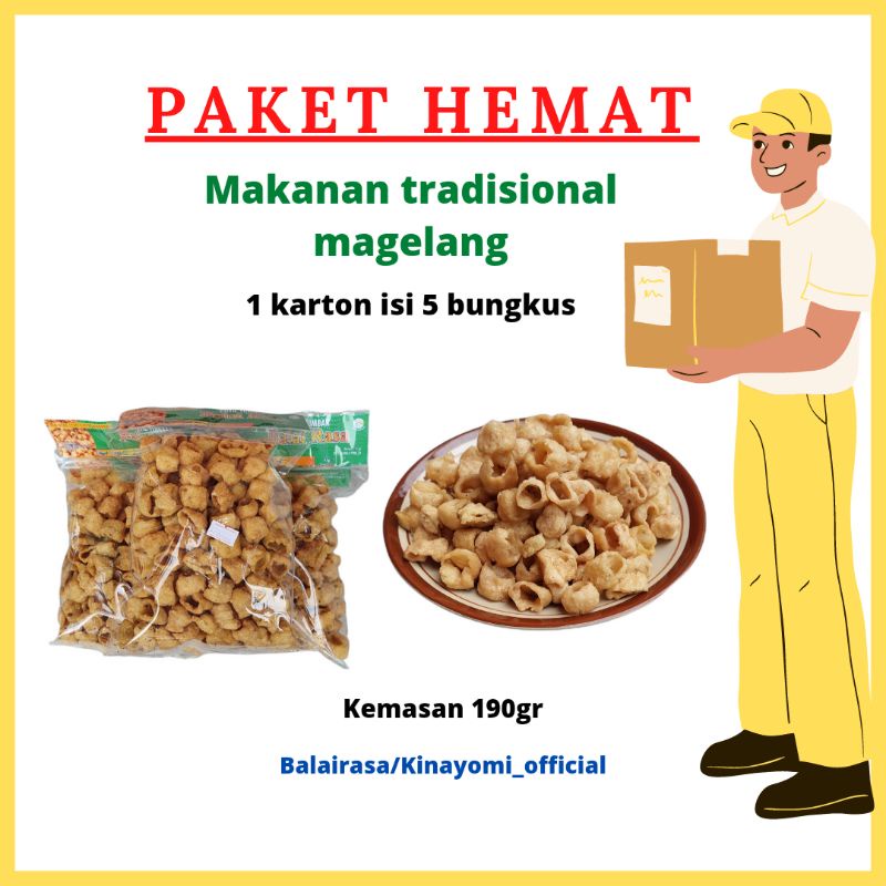 

paket hemat potil tumbar atau potil atos khas magelang