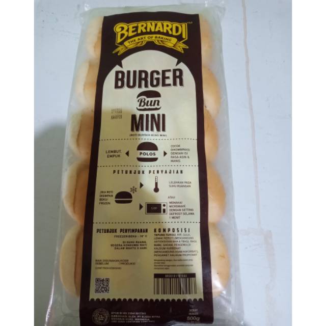 

ROTI BURGER MINI BERNADI ISI 20