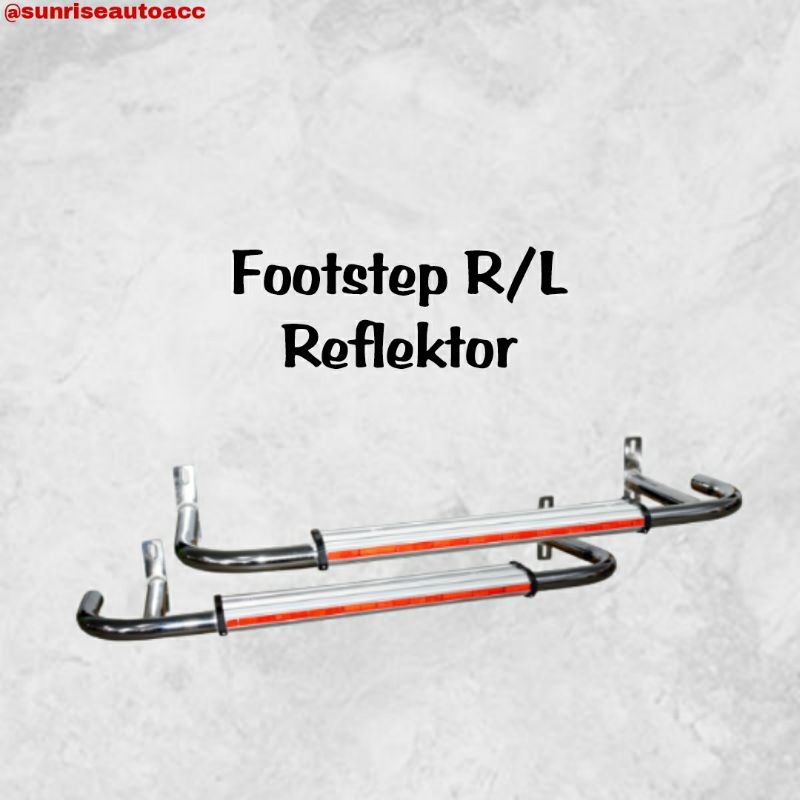 Footstep Pijakan Samping Reflektor for Mobil Suzuki katana Footstep Samping Mobil Relektor Mobil Kat