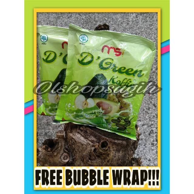 D'GREEN KOFFIE SACHET ORIGINAL MSI - D GREEN KOHIE COFFEE TERMURAH - PELANGSING ALAMI