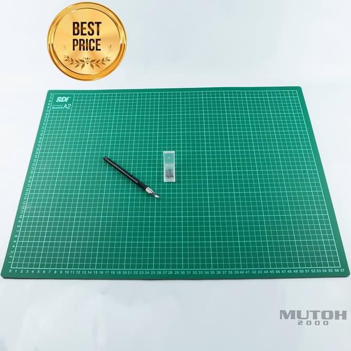 

ORDER-KIRIM Cutting Mat A2 + Cutter Pen SDI