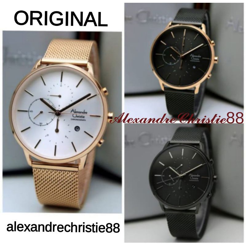 Jam Tangan Pria Alexandre Christie 6555 AC6555 AC 6555 | Original