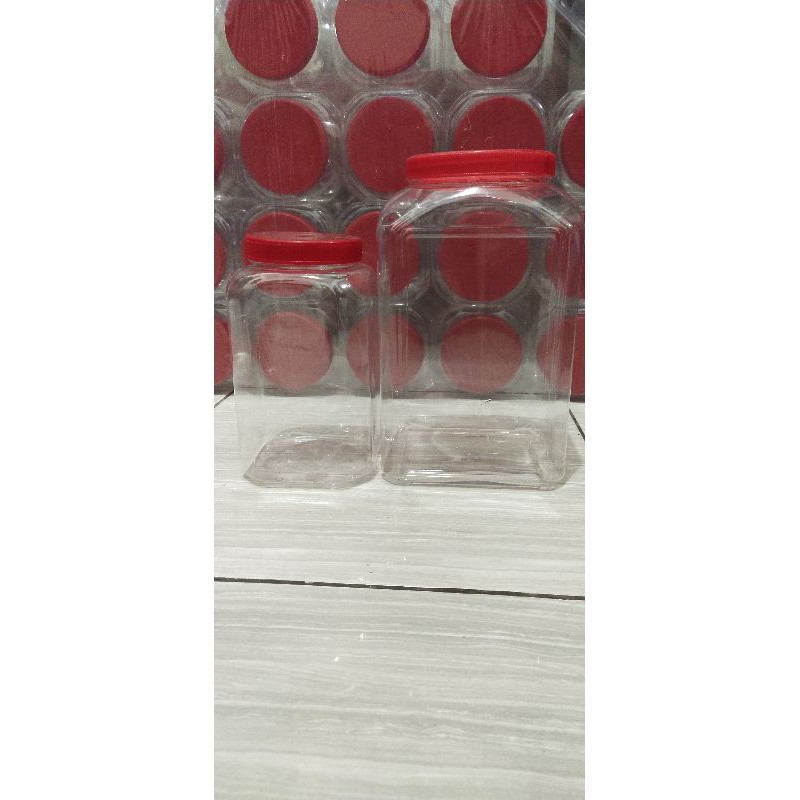 toples plastik bening 2 liter