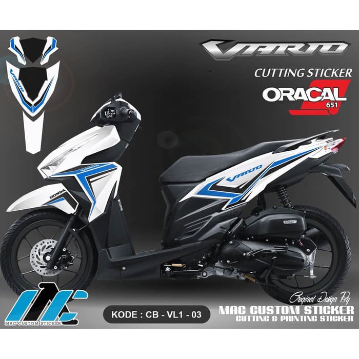 20+ Inspirasi Stiker Vario 125 Warna Putih