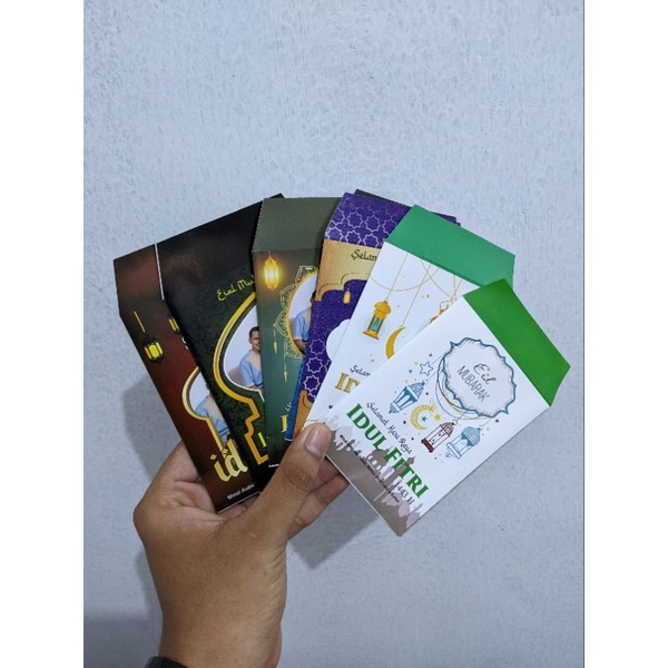 

Cetak Amplop Lebaran Idul Fitri Custom Nama dan Foto - Ukuran Sedang (isi 10 pcs)