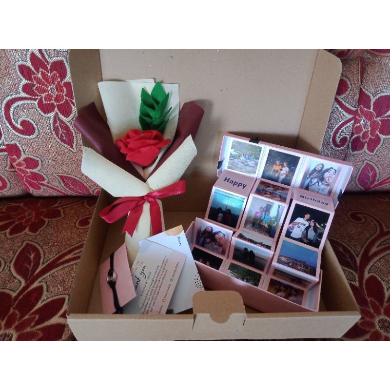 

hampers box paket kado spesial buket femobox / photobox