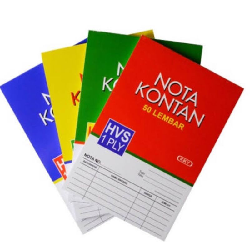 

Nota Kontan 1 ply kecil