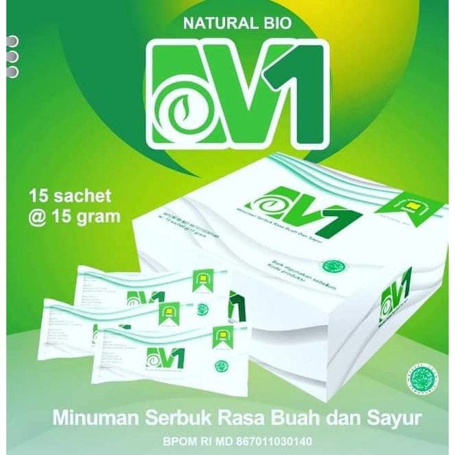 

VI / NATURAL BIO V1 / MINUMAN SERAT ALAMI BUAH DAN SAYUR / MELANCARKAN BAB / MEMBANTU PROGRAM DIET ALAMI