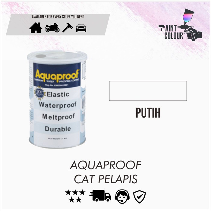 Aquaproof Cat Pelapis Anti Bocor 1KG Putih