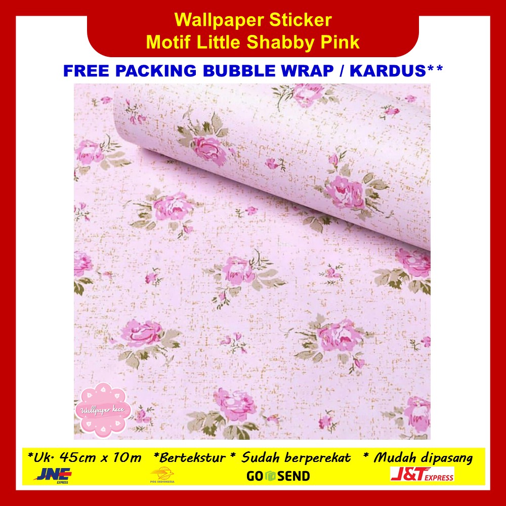 Wallpaper Dinding Anak Garis Warna Pink Kombinasi Shopee Indonesia