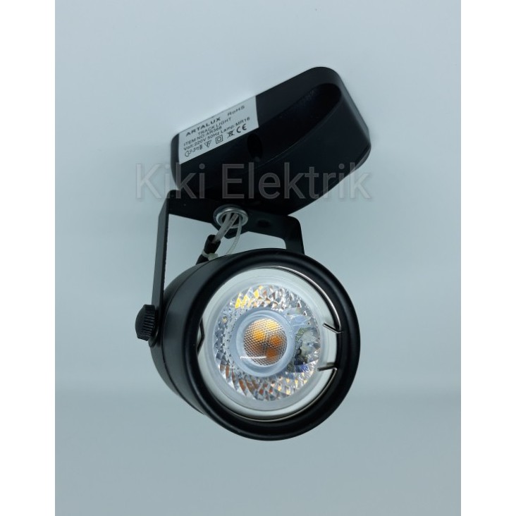 Lampu Spot Light PLAFON HITAM + LED In Lite 5 Watt (Putih / Kuning)