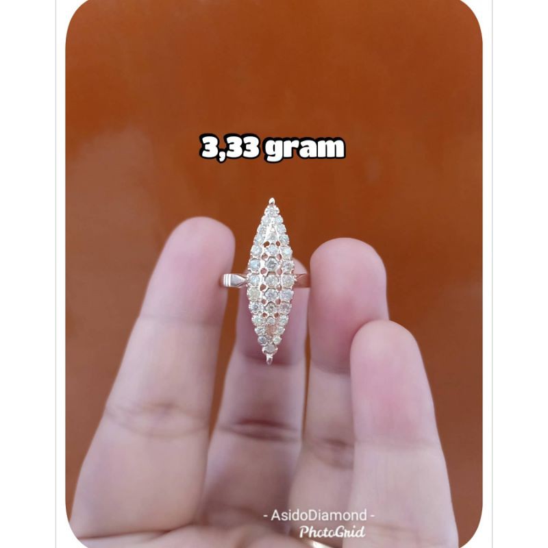 Berlian medan cincin elisabet.