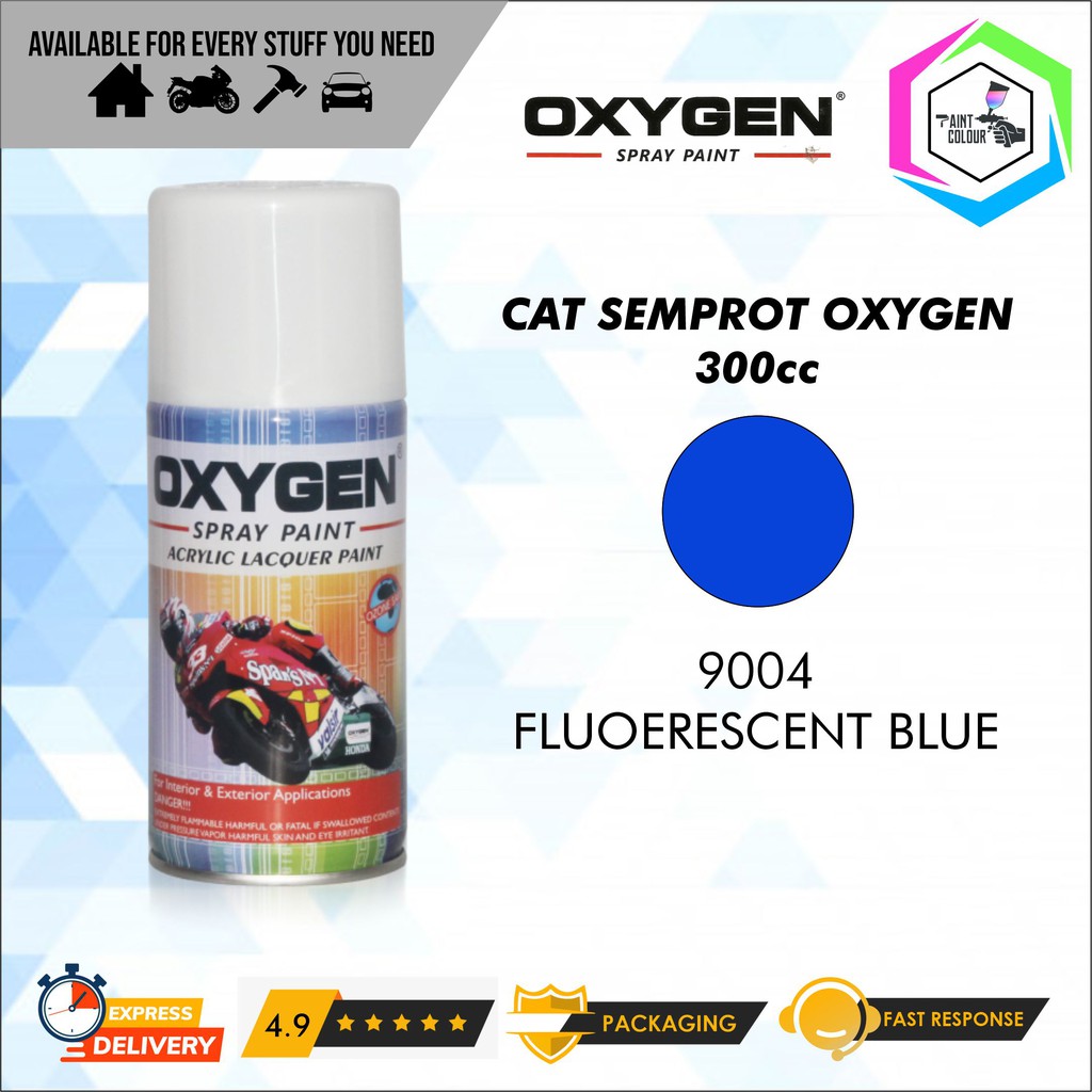 Cat Semprot / Pylox OXYGEN - 9004 Fluorescent Blue