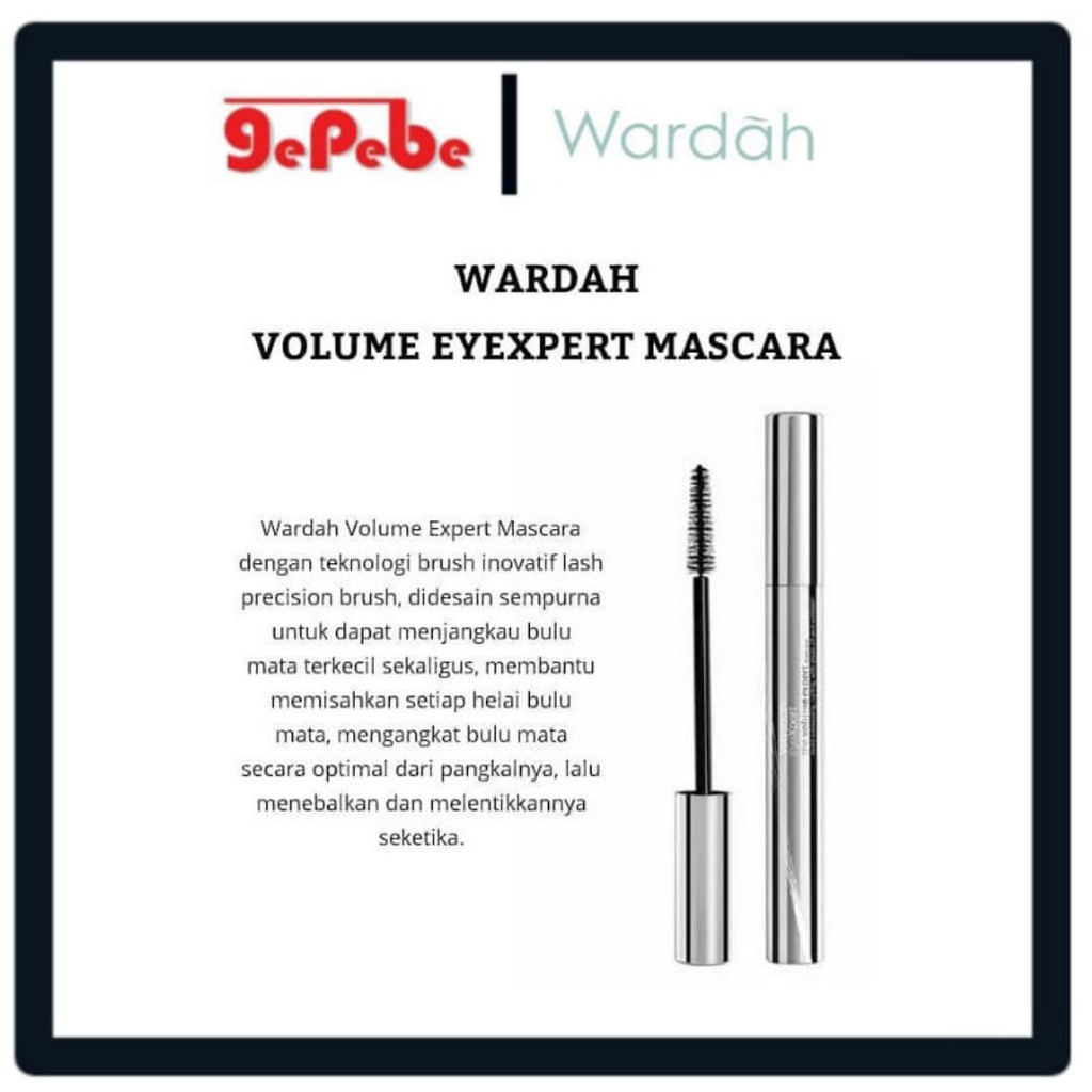 Wardah The Volume Eyexpert Mascara 7gr