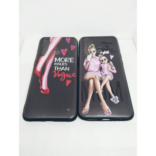 Softcase black Model Girl SAMSUNG A30/A30S/A50S/A70/A80/J2PRIME/J3/J5/M10/M30/M30sNOTE 10/NOTE10plus