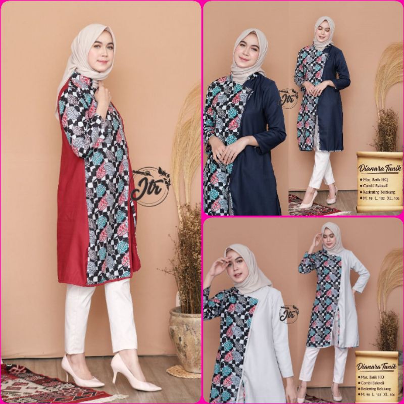 Harga Pabrik Batik Wanita Asj Sa Hrb026 Kenongo Kemeja Tosca Pendek / Atasan Batik Wanita E9QNlpVsljp3JZ