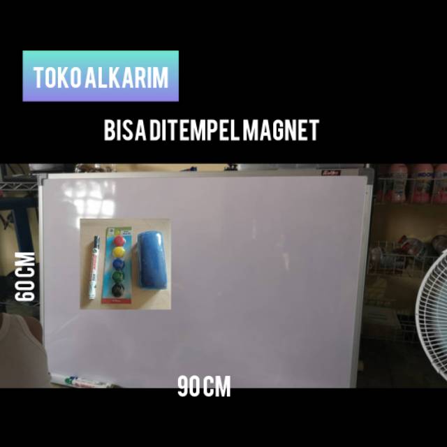 

Whiteboard + spidol+ Penghapus
