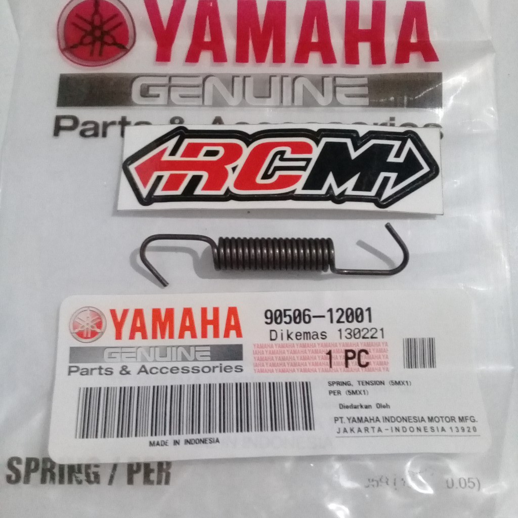 90506-12001 PER PIR KAMPAS REM BELAKANG BALIK VEGA R NEW FORCE FI RXKING NOUVO MIO LAMA ORI YAMAHA