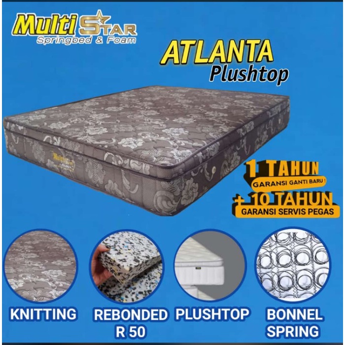 Kasur Spring Bed multistar | Ukuran Kasur , 120x200, 140x200, 160x200, 180x200,