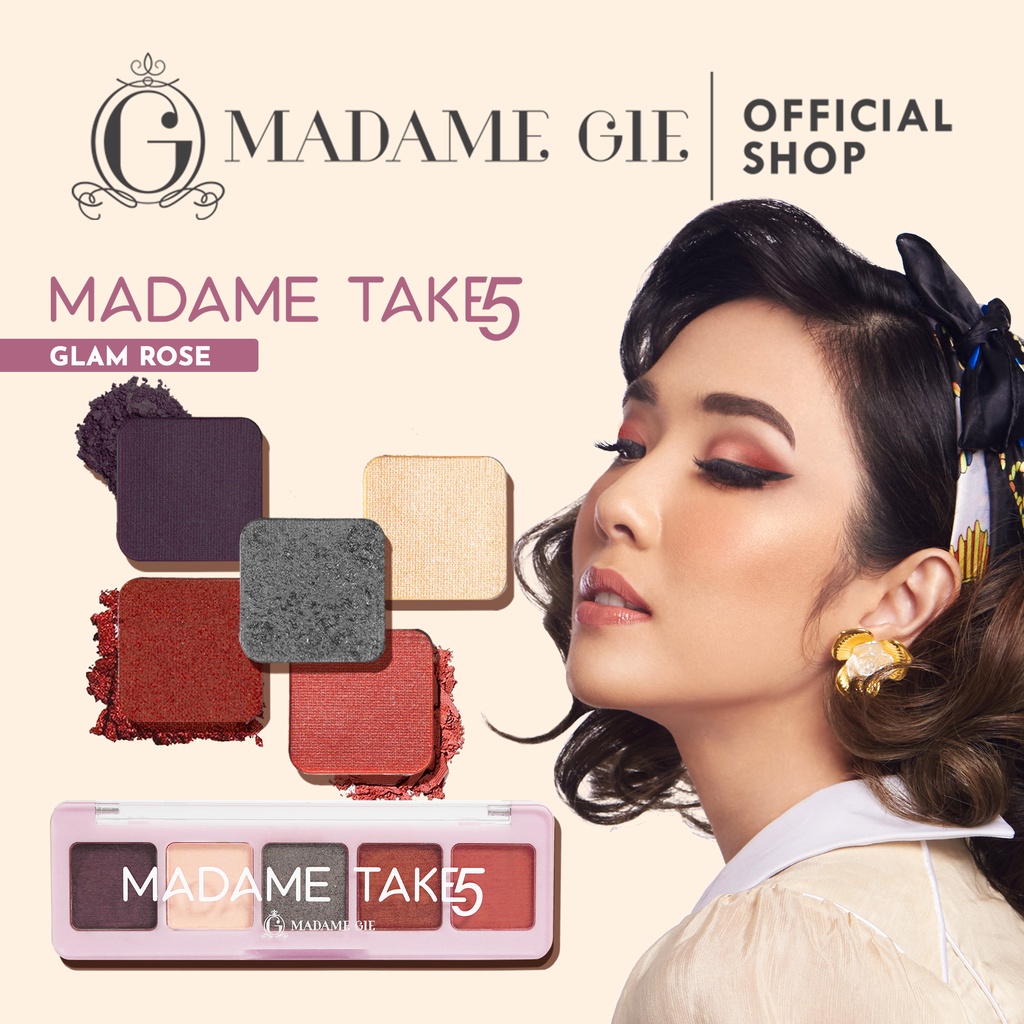 *RM* READY! EYESHADOW TAKE 5 NEW EYESHADOW MADAME GIE