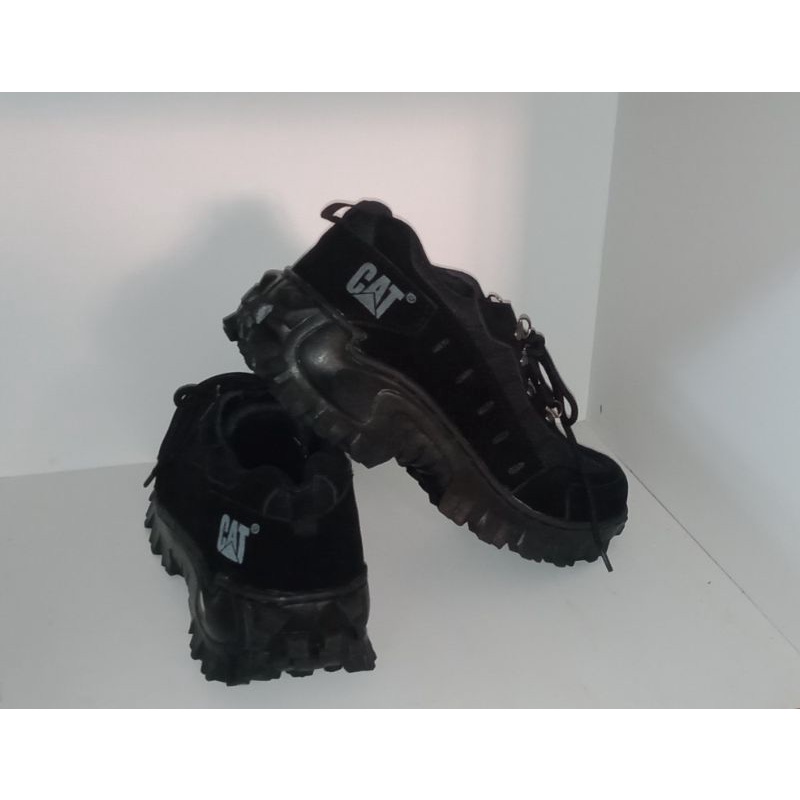 SEPATU SAFETY HITAM BIG SIZE dan NORMAL ujung besi 38 sampai 50