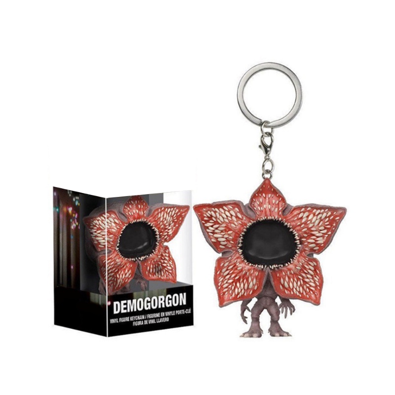 New Stranger Things Keychain Demogorgon Toy Eleven Hospital Gown Collectible Figure With Box