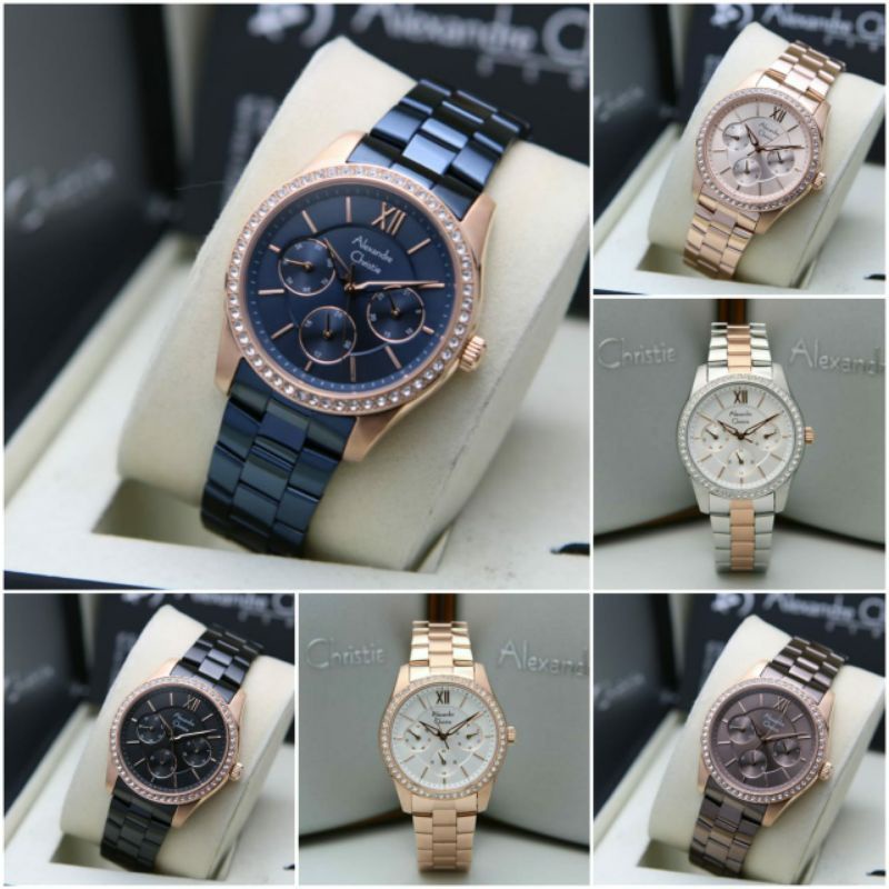JAM TANGAN WANITA ALEXANDRE CRISTI AC 2827 AC 2827 ORIGINAL