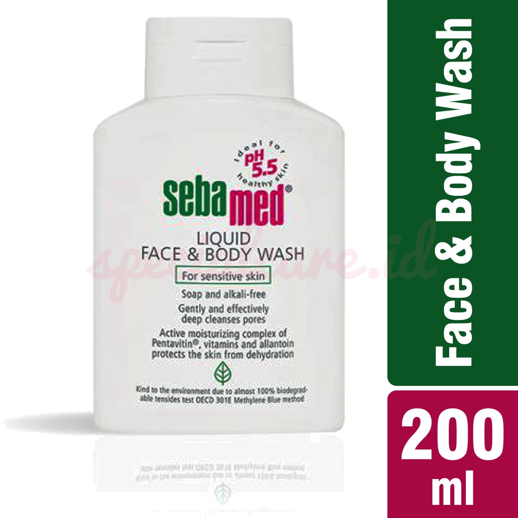Jual SEBAMED Liquid Face and Body Wash 200ml pembersih sebamet Liquid Cleanser 200 ml sabun 