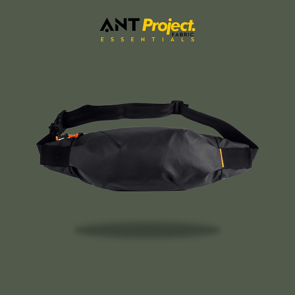 ANT PROJECT - Sling Bag Pria KREMLIN Black Waterproof - Tas Shoulder SlingPack