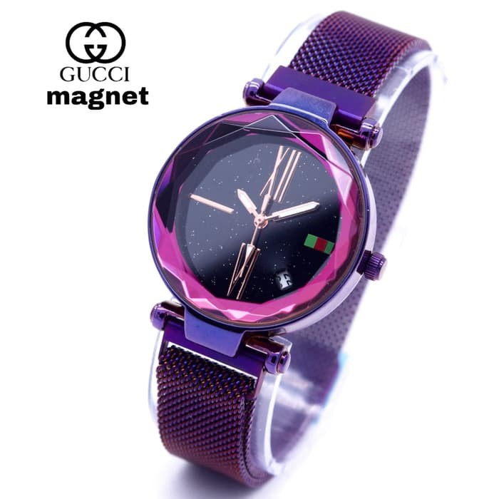 Jam Tangan Wanita Gucci Magnet Tanggal Rantai