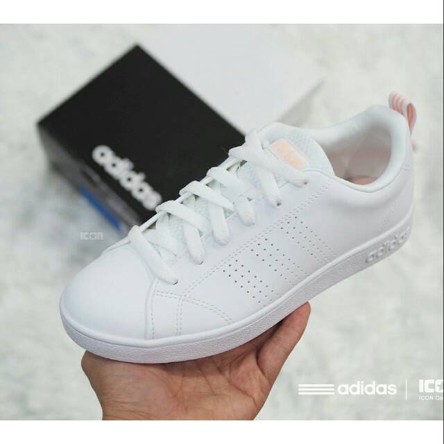 Adidas Neo Advantage White/Peach Original