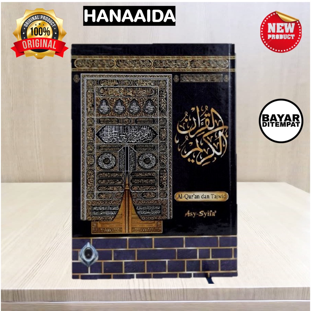 Al Quran dan Tajwid Asy-Syifa Pintu Kabah Ukuran Standard Non Terjemahan,Alquran Tanpa Terjemah Ukur