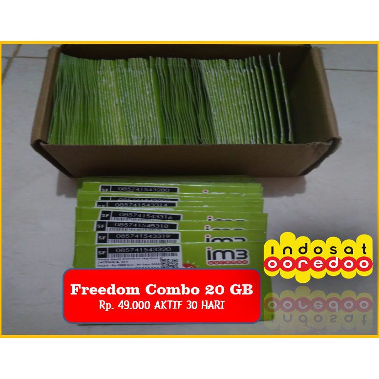 PERDANA INDOSAT ISI COMBO 20 GB MURAH