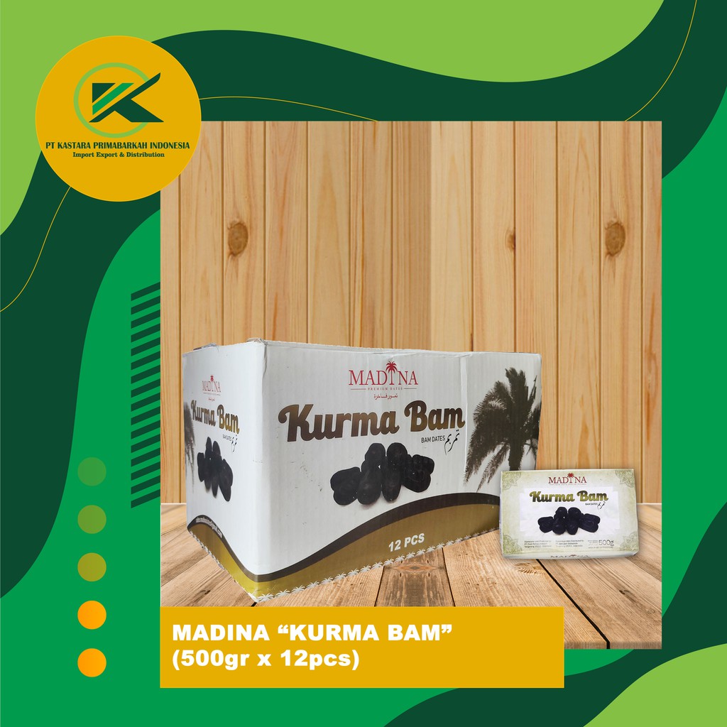 

KURMA BAM MADINA Perkarton Isi 12 Box Kecil