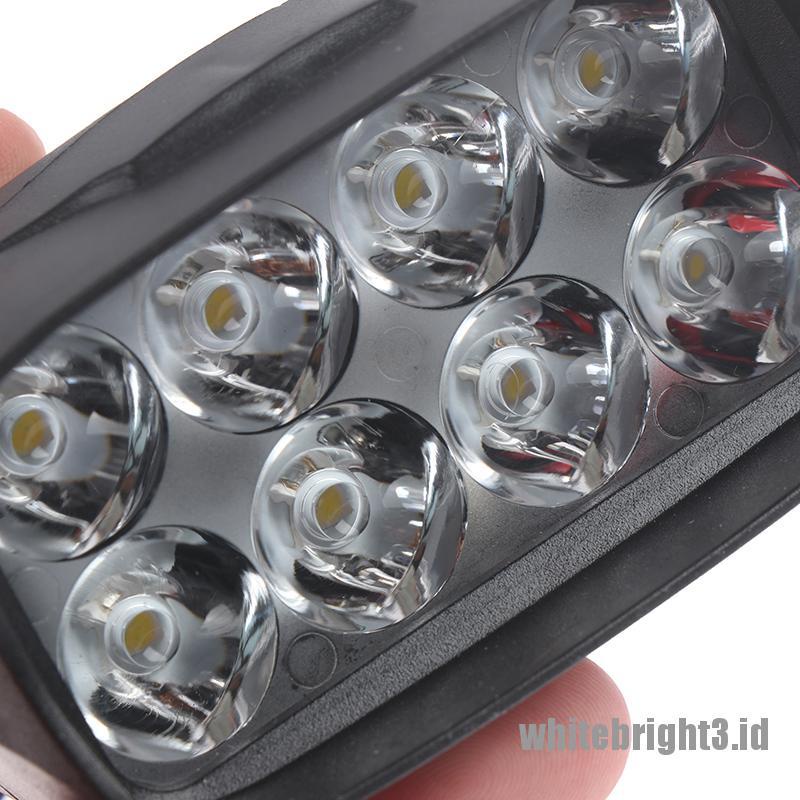 Lampu Sorot LED 12-24W Warna Putih Untuk Mobil Truk Offroad