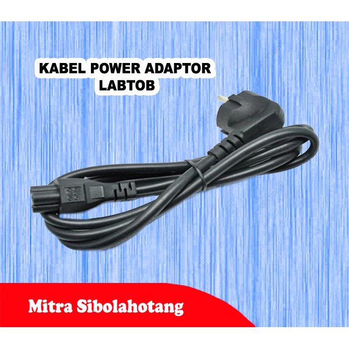 Jual KABEL POWER ADAPTOR LAPTOP COLOKAN 3 Lubang | Shopee Indonesia