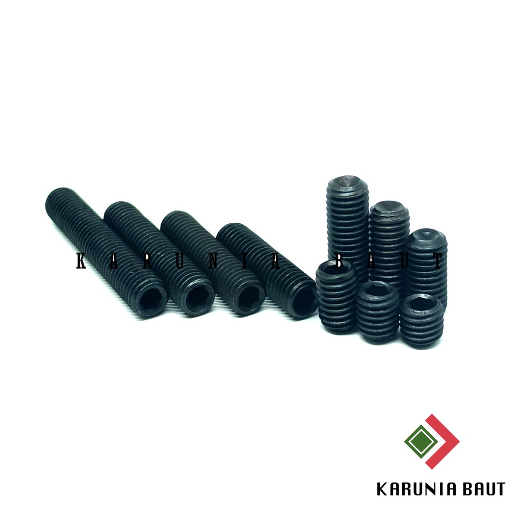 Jual Baut L Socket Set Baut L Tanam M Baja Hitam Diameter Drat Mm Pitch Drat Mm