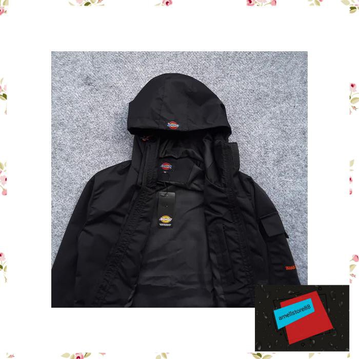 Jaket Pria parasut parka gunung Hoodie Dickies Waterproof KK363