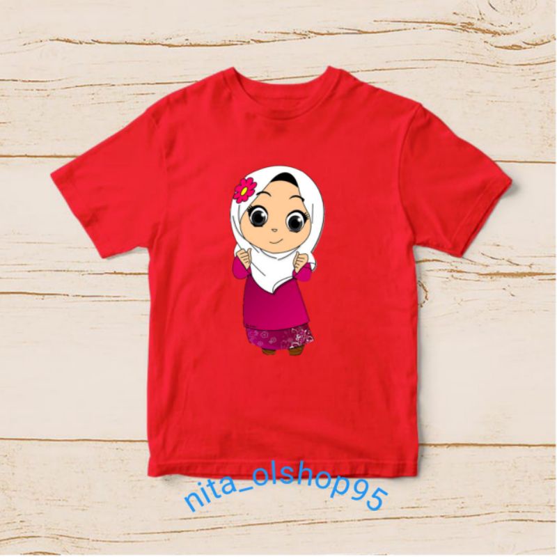 baju anak hijaber shool baju anak karakter