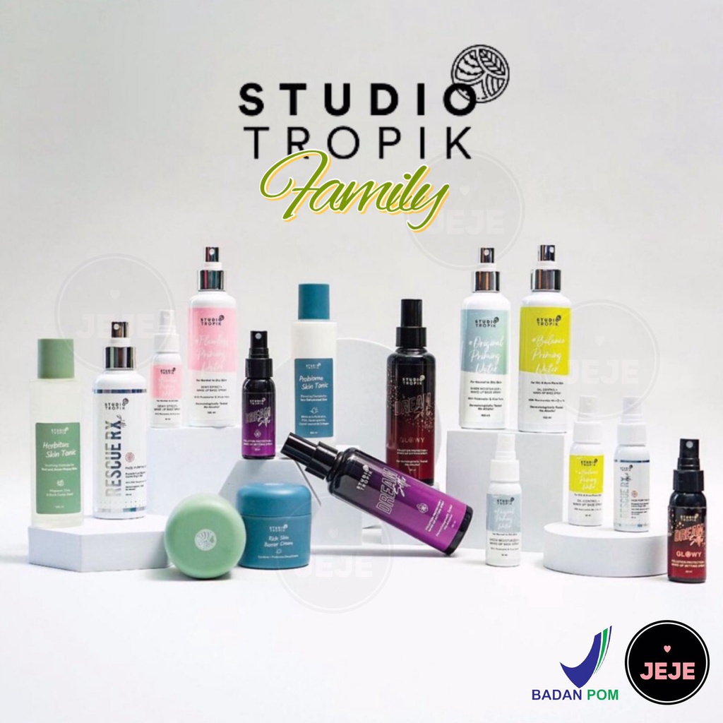 STUDIO TROPIK Priming Water | Skin Tonic | RescueRX | Barrier Cream | DreamSetter